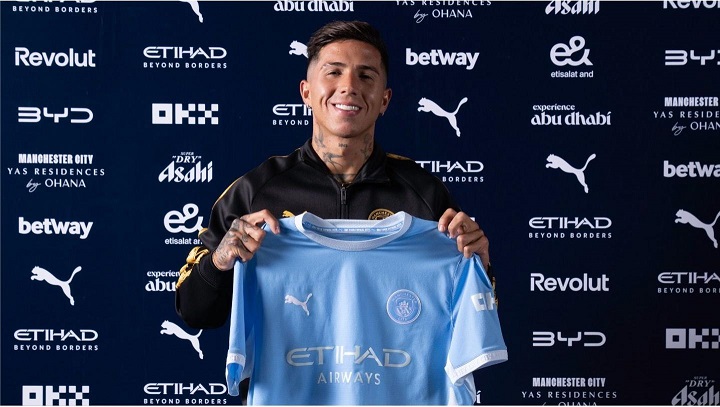 Enzo Fernández hat sich für die Trikotnummer 17 bei Manchester City entschieden